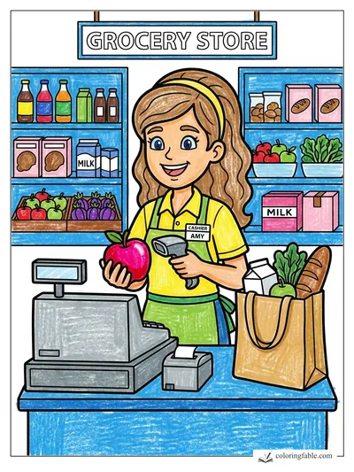 Colored example of this coloring page