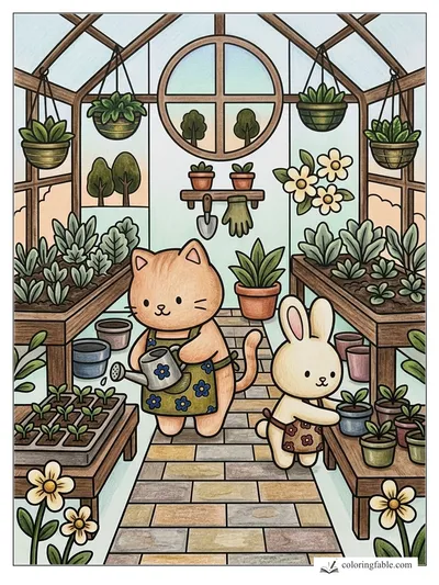 Colored example of this coloring page