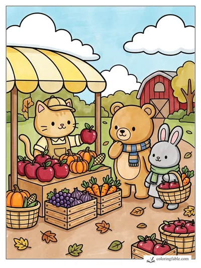 Colored example of this coloring page