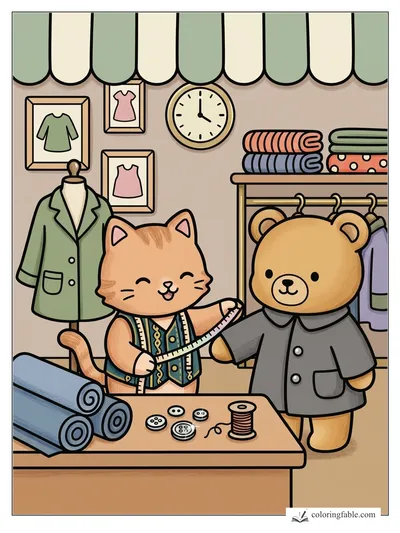 Colored example of this coloring page