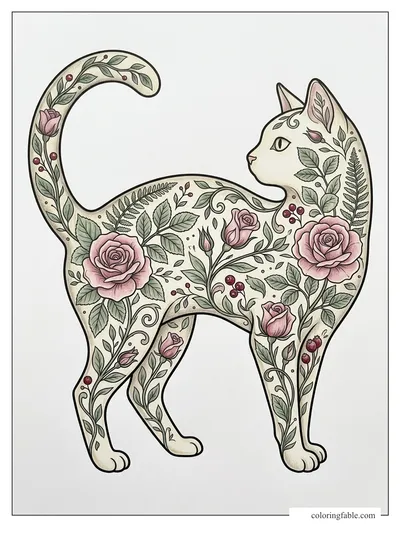 Colored example of this coloring page