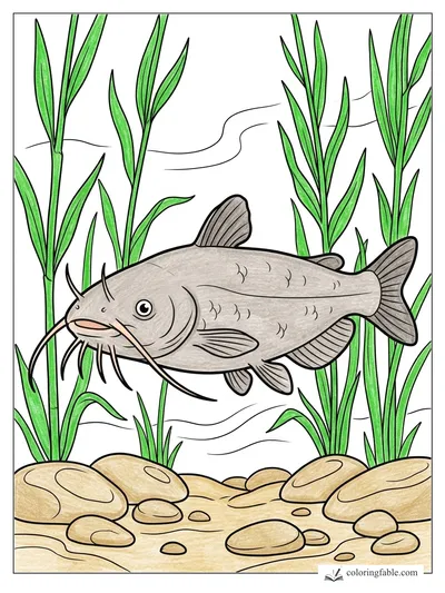 Colored example of this coloring page