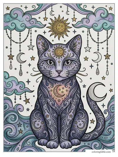 Colored example of this coloring page