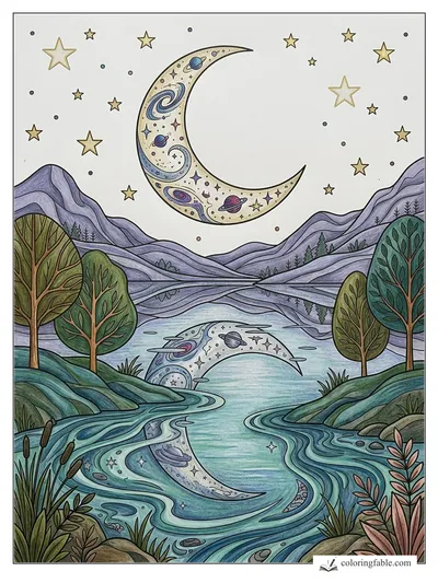 Colored example of this coloring page