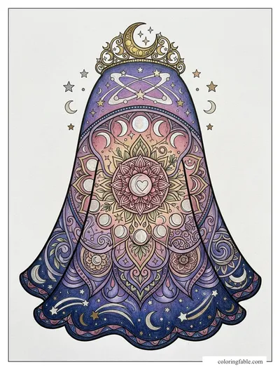 Colored example of this coloring page