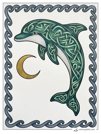Colored example of this coloring page