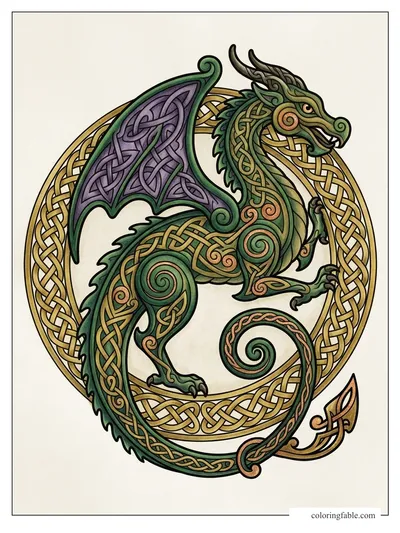 Colored example of this coloring page