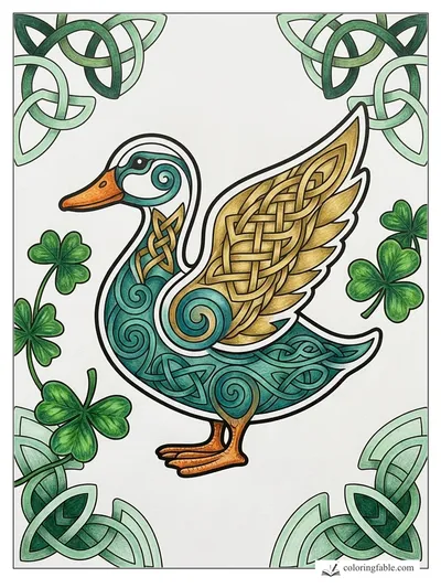 Colored example of this coloring page