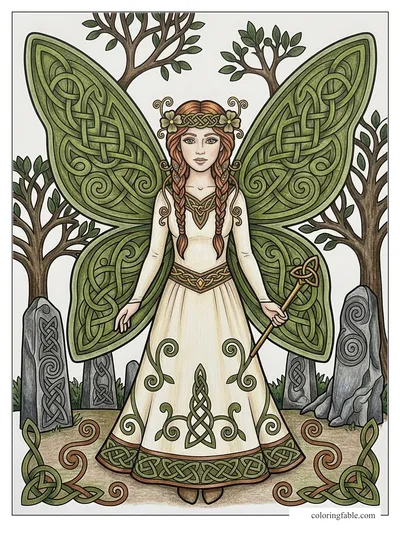 Colored example of this coloring page