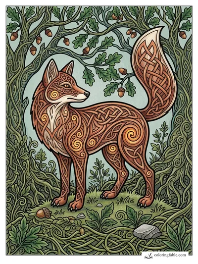 Colored example of this coloring page