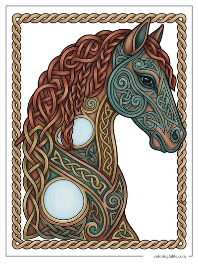 Colored example of this coloring page