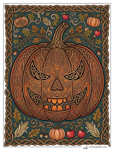 Colored example of this coloring page