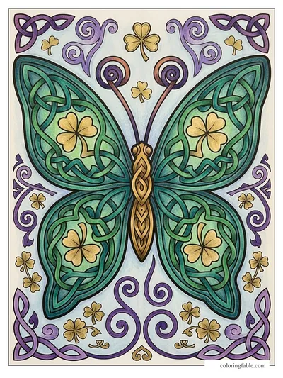 Colored example of this coloring page