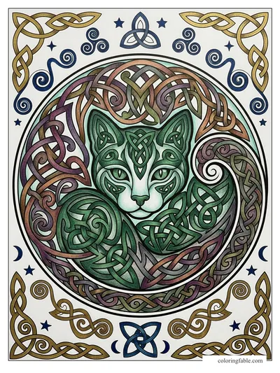 Colored example of this coloring page