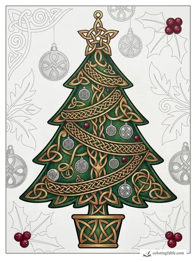 Colored example of this coloring page