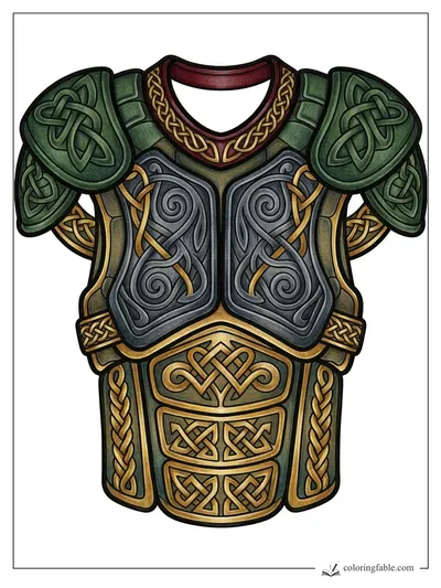 Colored example of this coloring page