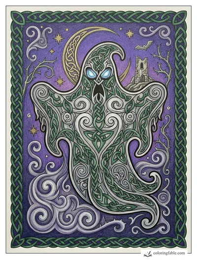 Colored example of this coloring page