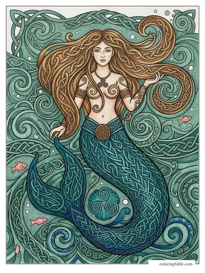 Colored example of this coloring page