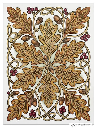 Colored example of this coloring page