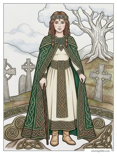 Colored example of this coloring page