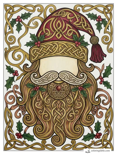 Colored example of this coloring page