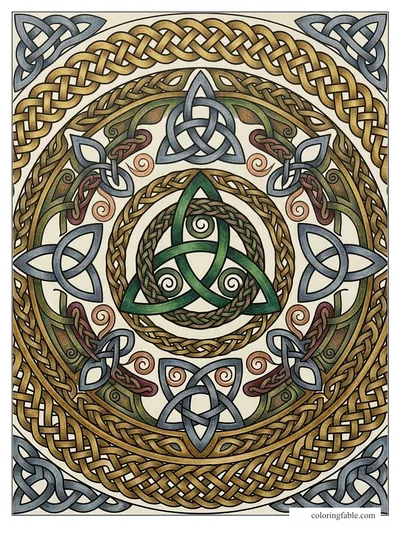 Colored example of this coloring page