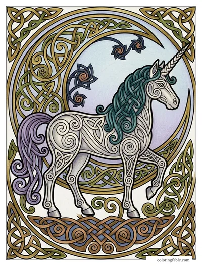 Colored example of this coloring page