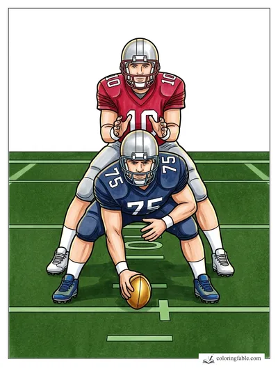 Colored example of this coloring page