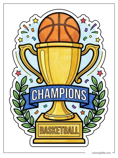 Colored example of this coloring page