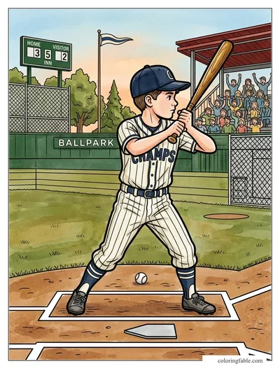 Colored example of this coloring page