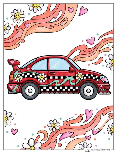 Colored example of this coloring page