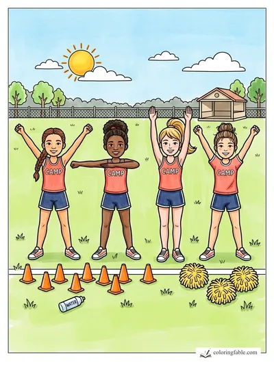 Colored example of this coloring page