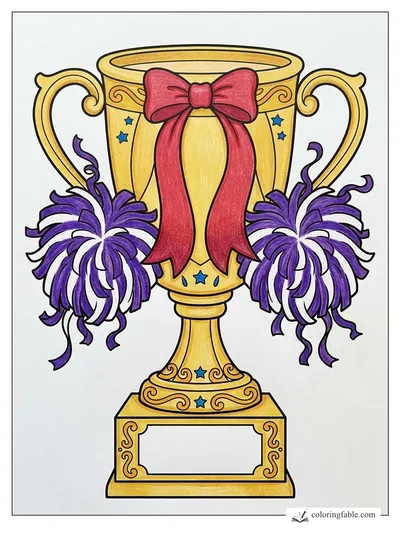 Colored example of this coloring page