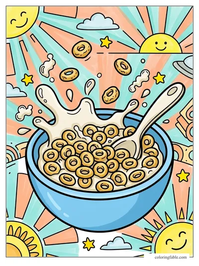 Colored example of this coloring page