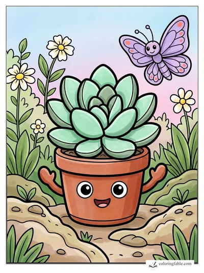 Colored example of this coloring page
