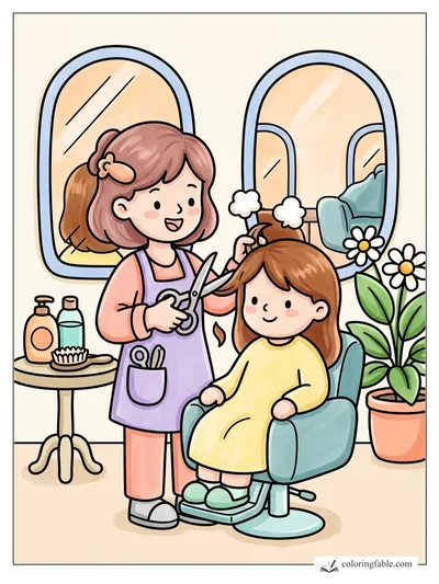 Colored example of this coloring page