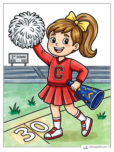 Colored example of this coloring page