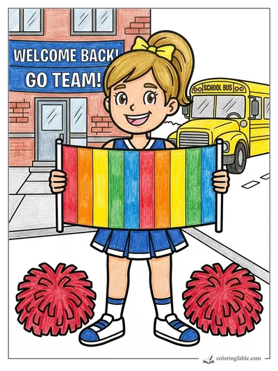 Colored example of this coloring page