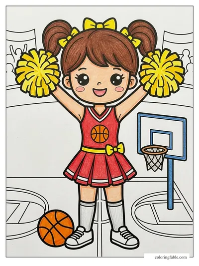 Colored example of this coloring page