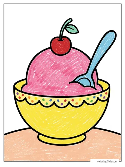 Colored example of this coloring page