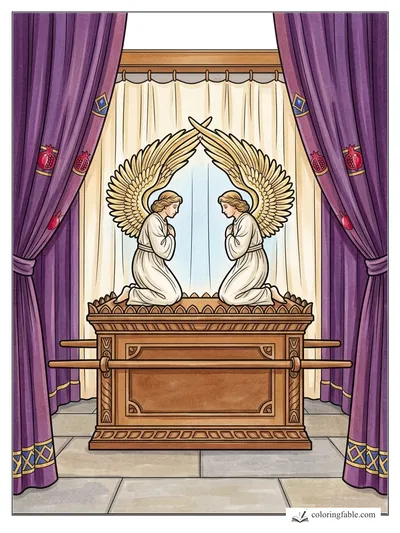 Colored example of this coloring page