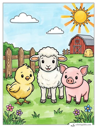 Colored example of this coloring page