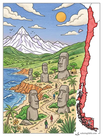 Colored example of this coloring page