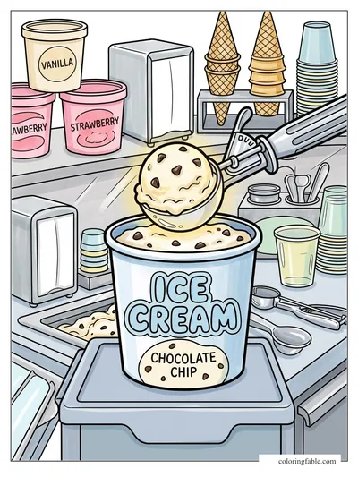 Colored example of this coloring page
