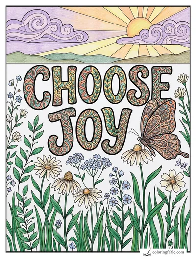 Colored example of this coloring page