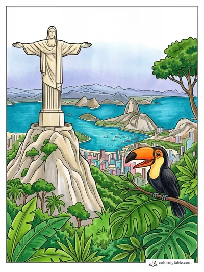 Colored example of this coloring page