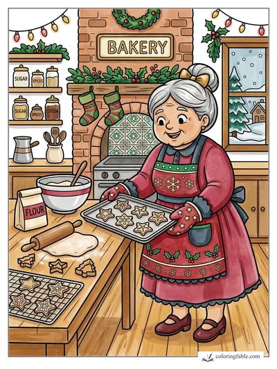 Colored example of this coloring page