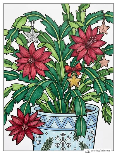 Colored example of this coloring page