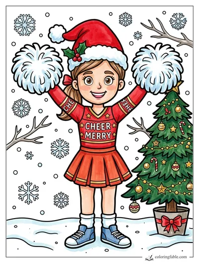 Colored example of this coloring page
