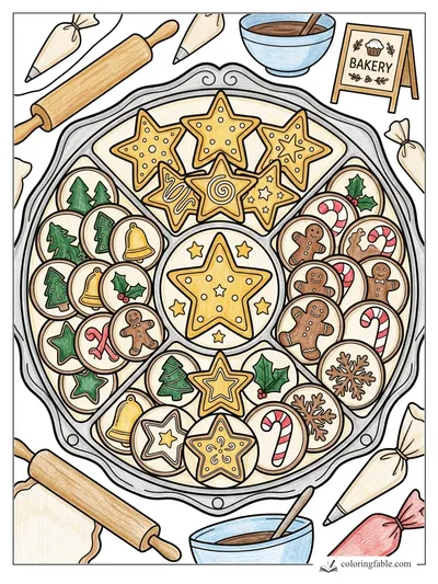 Colored example of this coloring page